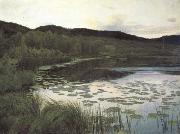 Kitty Kielland Summer Night (nn02) Sweden oil painting reproduction